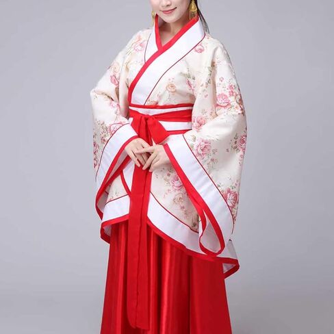 Women's Chinese Hanfu Dress Ancient Traditional Costume Outfit Stage Performance Wear in Kuwait