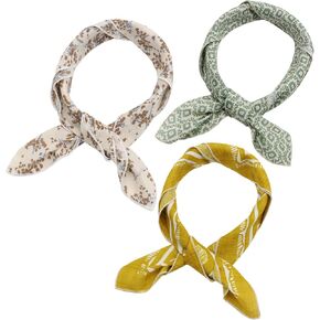Cotton Bandanas for Women 22.44"x22.44" Bandana Headband for Men, Printed Womens Head Scarf for Daily Party Work