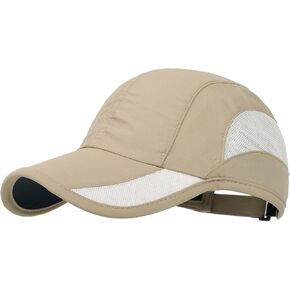 HH HOFNEN Quick Dry Baseball Cap Unstructured Running Cap Water-Resistant UPF 50+ Mesh Golf Sun Hats for Men Women