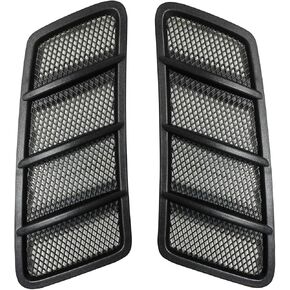 Driver and Passenger Side Front Hood Air Vent Grille Cover Trim Fits for Mercedes Benz W166 GL Class GL350 GL450 GL550 GL63 AMG ML350 ML550 ML63 2013-2016 Repalce 1668800105 1668800205
