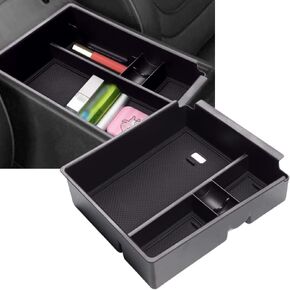 Center Console Organizer Tray for 2022 2023 2024 Santa Cruz 2024 Tucson Limited Hybrid SEL Truck Armrest Storage Box 2022 2023 2024 Santa Cruz Limited Center Console Storage Tnsert Tray