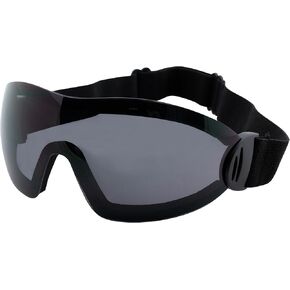 Global Vision Flare Padded Anti Fog Safety Motorcycle Goggles Smoke Lenses