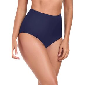 Ocean Blues Women's High Waisted Bikini Bottom Full Coverage Swimsuit