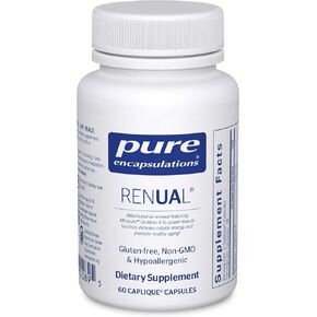 Pure Encapsulations Renual | Urolithin A Supplement | Support for Muscle Function, Cellular Energy Production, Mitochondrial Health, and Healthy Aging* | 60 Caplique Capsules