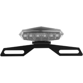 Universal Motorcycle Fold License Plate Tail Light Holder, Motorbike License Plate Mount Holder Bracket for Suzuki,for Kawasaki