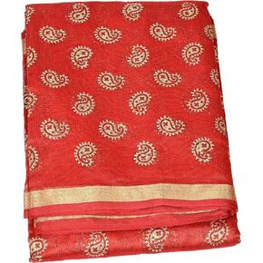 التقليدية من القطن القطني غير المتوحش حرير زاري المطبوع صرفا/زفاف/بهاراتي صرفا فيتا (Turban Safa) للرجال