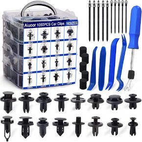 Car Retainer Clips 1415PCS Car Push Retainer Clips Car Plastic Door Panel Trim Clips Kit 39 Sizes Cars Body Kits Fastener Remover for Ford Toyota GM Honda Chrysler BMW Benz Nissan Audi Subaru Mazda