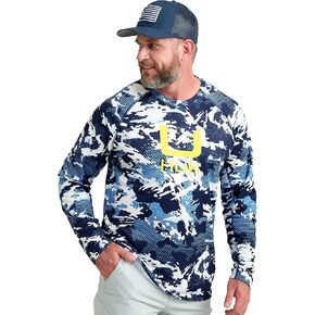 Huk Mens KC Scott قميص مطار
