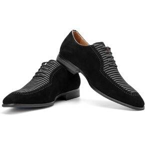 JITAI Mens Oxford Shoes Mens Casual Dress Shoes Lace Up Fashion Shoes Formal