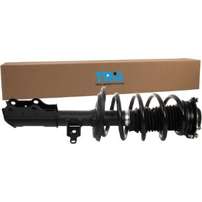 TRQ Front Left Complete Strut & Coil Spring Assembly Drivers Side Compatible with 2017-2019 Cadillac XT5 2017-2023 GMC Acadia