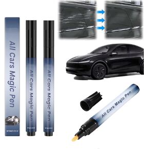 All Cars Magic Pen,Car Scratch Repair Pen Set, Magic Car Scratch Removal Pen,Quick Fix for Scratches and Paint Damage,Fits All Car Colors(2pcs)