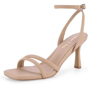 أحذية الحذاء حكاية الكعب الضيق للسيدات Sexy Stilettos Summer Heeled Sandals High Heel Exle Buckle Square Toe أحذية أنيقة