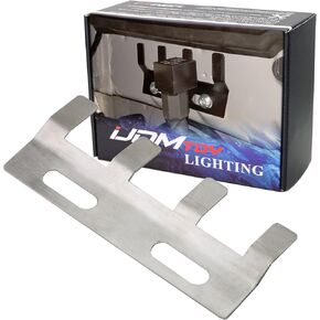 iJDMTOY Stainless Steel Auxiliary Relay Box Holder (Up to 4 Units), Compatible with 2005-up Toyota Tacoma for Lightbar Fog Lamp, etc