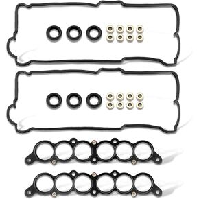 Valve Cover Gasket Set Compatible with Toyota 4Runner 1996-2002 Tacoma 1995-2004 Tundra 2000-2004 T100 1995-1998 3.4L Engine Cylinder Valve Cover Gasket Replace VS50422R 155357702