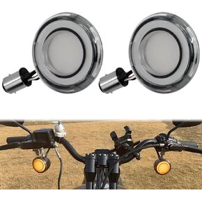 1157 Front LED LED LID LIGHTS RUND FLINKER FIT for Harley Dyna Softail Touring Street Glide Road Road King Sportster Iron 883 1986-2024