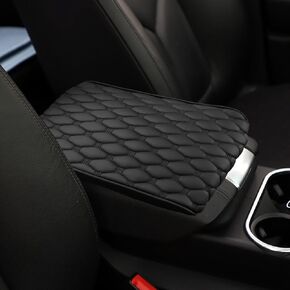 Car Center Console Cover, Memory Foam Car Armrest Pillow, Non-Slip Waterproof Armrest Seat Box Pad, Arm Rest Cover Cushion Relieves Arm Fatigue, Universal Accessories for Most Vehicles (Black)