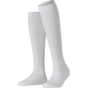 FALKE Women's Tessellating 25 Sheer Knee High Socks, 1 Pair