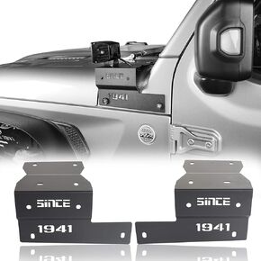 لجيب جيب الزجاج الأمامي COWL LED LED SOD قوس متصاعد متوافق مع Jeep Wrangler JL / Gladiator JT 2018-2025 - زوج