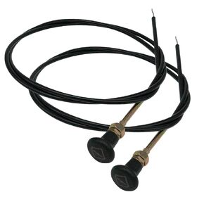 (2 Pack) 054-8017-00 290-610 Choke Cable Replacement for Bad Boy Most CZT, CZT Elite, Compact Outlaw, MZ, MZ Magnum, Maverick, Outlaw, Outlaw XP, ZT and ZT Elite Zero-Turn mowers ，62" Long