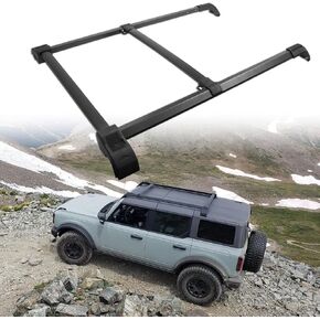 Roof Rack Cross Bar Fit for 2021-2025 Ford Bronco 2 Door/4 Door Rooftop Cargo Accessories Luggage Rack (NOT for Bronco Sport)