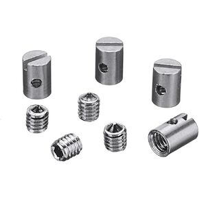 8pcs Solderless Cable Nipples 5mm Throttle Choke for Motorcycle Scooter Mower.