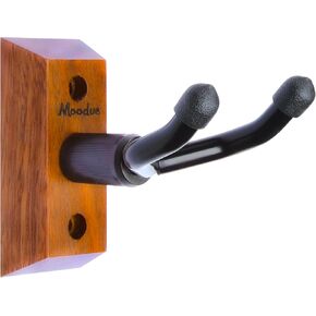 شماعة تثبيت على الحائط من القيثارة، حامل شماعات القيثارة من الجوز الأسود للجدار يناسب القيثارة/المندولين/البانجو، عرض شماعة القيثارة للحفلات الموسيقية، المنزل، الاستوديو، المعرض (1P) in Kuwait