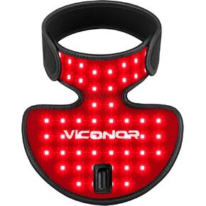 Red Light Therapy for Neck and Chest, Red Light Therapy for Face and Neck Device Portable 660nm Red Light & 850nm Near Infrared Light Therapy for Body for Skin Tightening