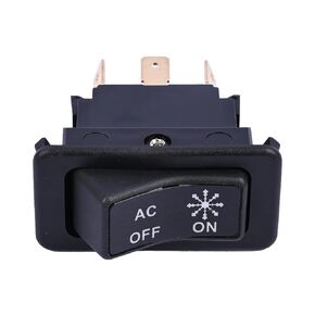 مفتاح Rocker Condition Air Condition 8320001000 متوافق مع Peterbilt 335 355 378 379 385 مفتاح تبديل المفتاح Paddle استبدل 832-0001-000 57775608 A/C ON/OFF 5-Pin