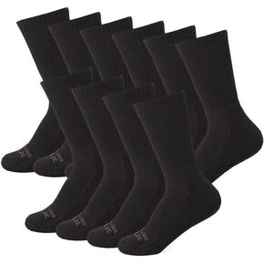 32 DEGREEES Women's 5 Pack Comfort Crew Socks | Anti-Odor | Arch Support | Active | Casual | Work