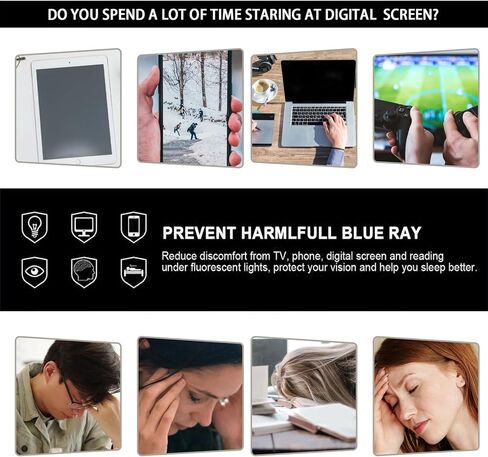 ZOECENT 6 Pack Oprah Style Reading Glasses for Women Blue Light Blocking Computer Square Readers with Spring Hinge in Kuwait