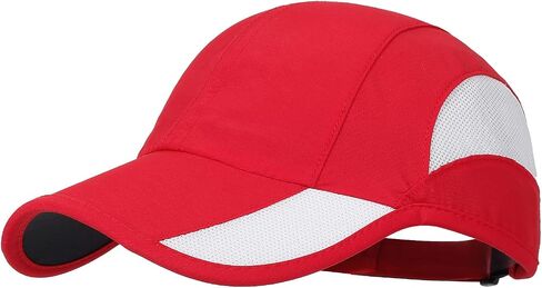 HH HOFNEN Quick Dry Baseball Cap Unstructured Running Cap Water-Resistant UPF 50+ Mesh Golf Sun Hats for Men Women in Kuwait