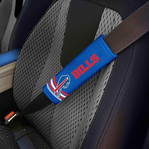 Fanmats 32087 Buffalo Bills Team Color Rally Rally Seatbelt Pad - 2 قطعة in Saudi Arabia