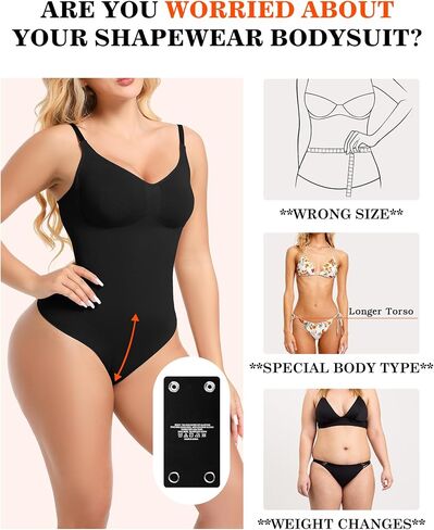 Bodysuit Extender 2 Snap Crotch Add Length To Shapewear Crotch Bodysuit Extender(Not Suitable For Plastic Clasp) in Saudi Arabia