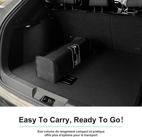 طاولة تخييم معدنية قابلة للطي مقاومة للحرارة، سعة 110 شديدة التحمل، إطار ألومنيوم سميك وأقدام مطاطية، طاولة شاطئ مستطيلة محمولة في الهواء الطلق مع حقيبة حمل للرمل، مخيم السيارة، السفر in Kuwait