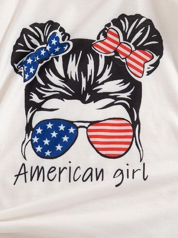 Girl's Skirt Outfits Two Piece Print Short Sleeve Asymmetrical T Shirt and Leopard Mesh Skirt Set in Kuwait