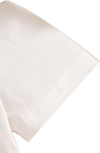 Girl's Skirt Outfits Two Piece Print Short Sleeve Asymmetrical T Shirt and Leopard Mesh Skirt Set in Kuwait