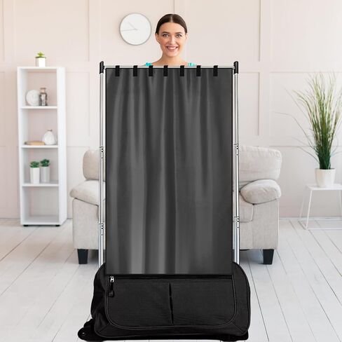 Privacy Curtain for Dance Bag Suitcase Portable Changing Room Black Privacy Curtain without Rack Privacy Partition Screens for Dancer Backstage Accessories, Camping, Window Shades in Kuwait