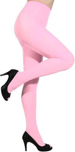 Women's Opaque Tights - 80D Soft Control Top Elastic Colors Fashion High Waist Footed Pantyhose. in Saudi Arabia