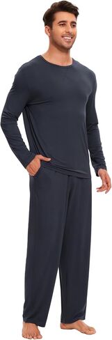 يضع بيجاما الخيزران فيسكوزز بيجاما طاقم طويل الأكمام. in Saudi Arabia
