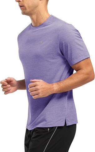 TBMPOY Men's Workout Dry Fit T-Shirt Quick Dry UPF 50+ Athletic Shirt Moisture Wicking Lightweight Top Running Activewear in Kuwait