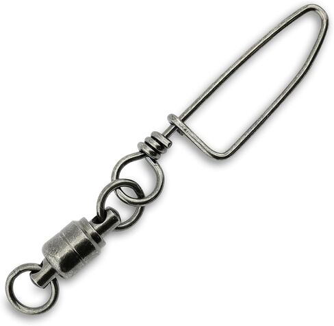 American Fishing Wire Black Ball Bearing Snap Swivels (2 Pieces), Size 7, 250 Pound Test in Saudi Arabia