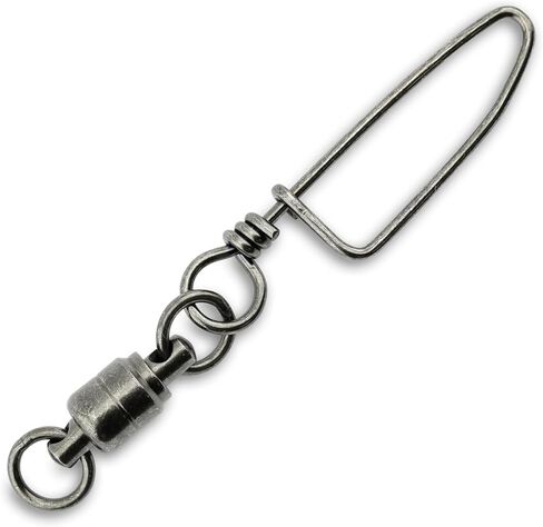 American Fishing Wire Black Ball Bearing Snap Swivels (2 Pieces), Size 7, 250 Pound Test in Saudi Arabia