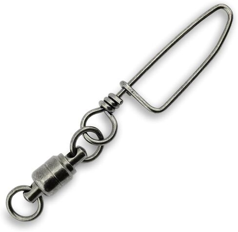 American Fishing Wire Black Ball Bearing Snap Swivels (2 Pieces), Size 7, 250 Pound Test in Saudi Arabia