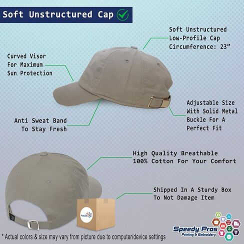 Speedy Pros Soft Baseball Cap Palm Tree Silver Embroidery Trees Palm Tree Embroidery Cotton Dad Hats for Men & Women in Kuwait