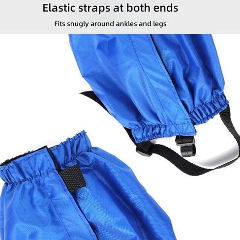 Waterproof Hiking Gaiters,Snow Boot Gaiters with Rubber Foot Strap,Lightweight and Adjustable,for Men and Women Hiking,Skiing,Mountaineering,Walking,etc. in Kuwait