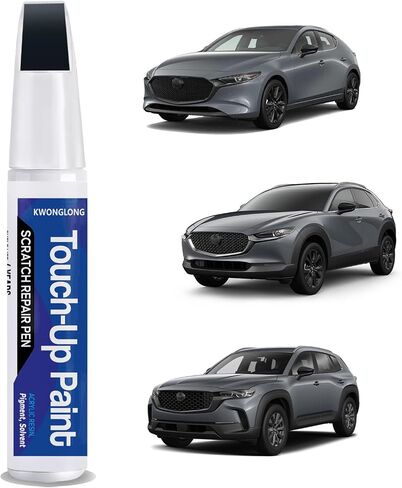 25D Snowflake White Pearl Mica Touchup Paint Compatible with Mazda, 2-in-1 Scratch Repair Pen Exact Color Match, Car Scratch Repair Pen in Kuwait