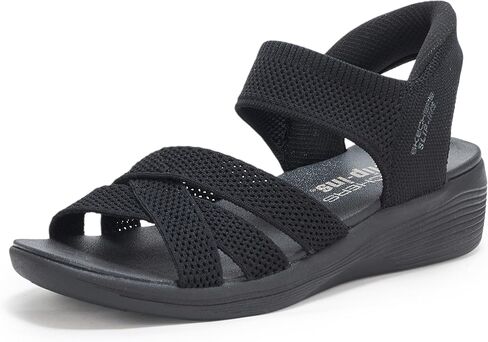 Skechers Women's Arya-Cooling Off Hands Free-slip-ins Wedge Sandal in Kuwait