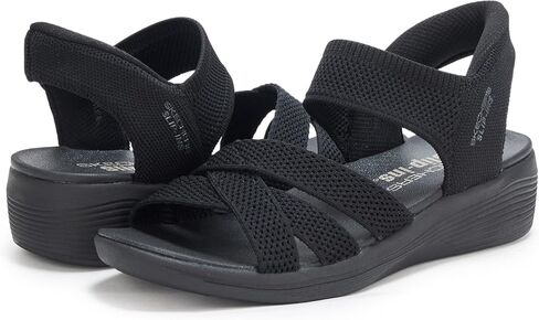 Skechers Women's Arya-Cooling Off Hands Free-slip-ins Wedge Sandal in Kuwait