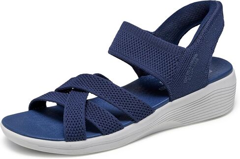 Skechers Women's Arya-Cooling Off Hands Free-slip-ins Wedge Sandal in Kuwait