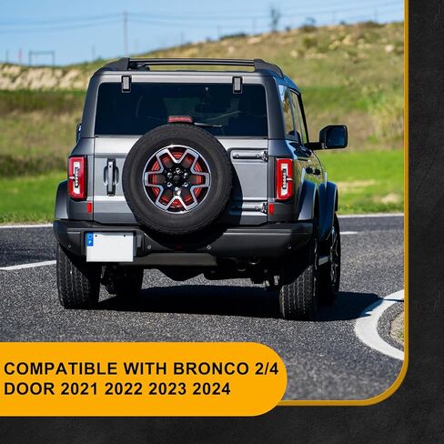 Spare Tire Brake Light Compatible with Wrangler JK JKU 2007-2018, Plug and Play 3rd Third Brake Light LED Rear Wheel Light in Kuwait